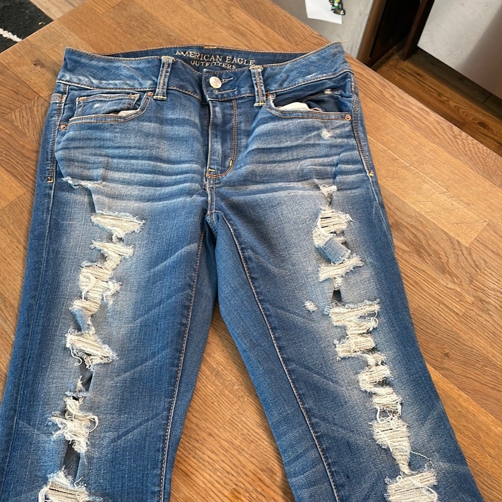 Artist crop jeans